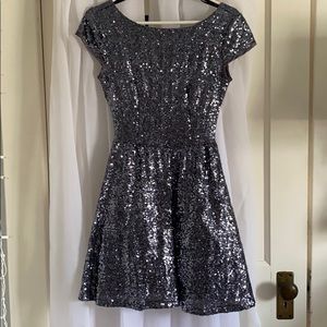 Sequin Skater Dress